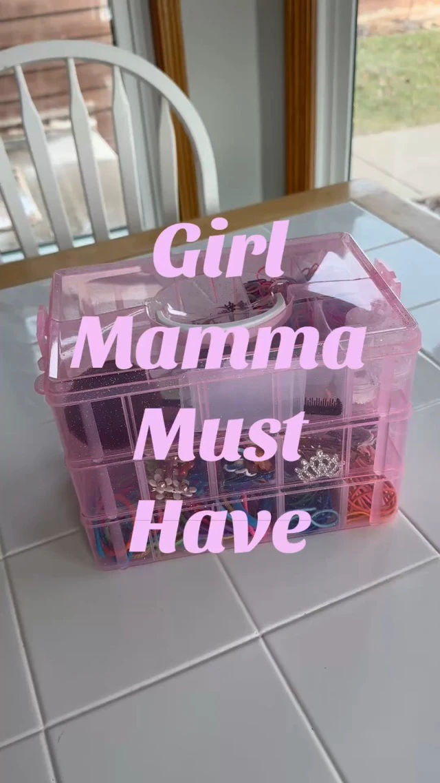 Alt view image 6 of 6 - Bead Organizer 3 tier 30 grid Stackable Craft Hair Tackle Storage Pink