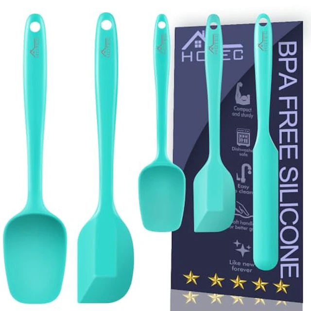 Alt view image 3 of 5 - Silicone Rubber Spatula Set, Khaki, Set of 5