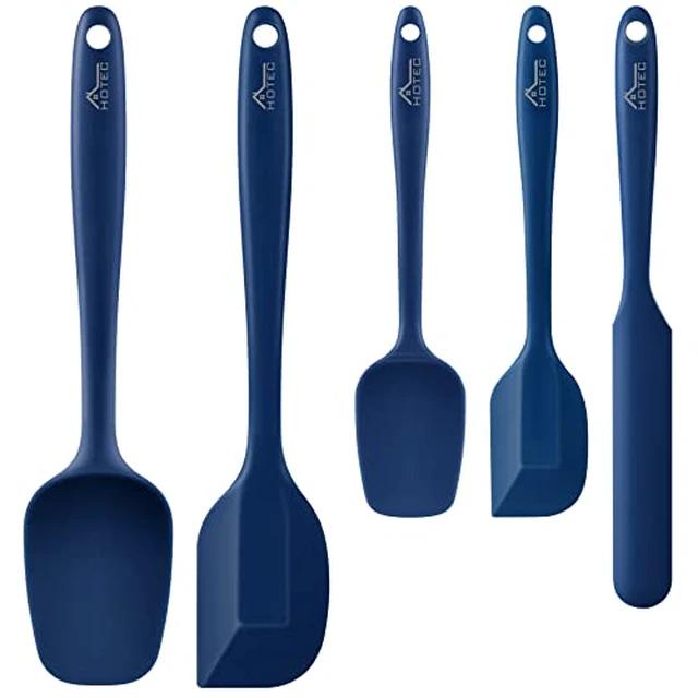 Alt view image 5 of 5 - Silicone Rubber Spatula Set, Khaki, Set of 5