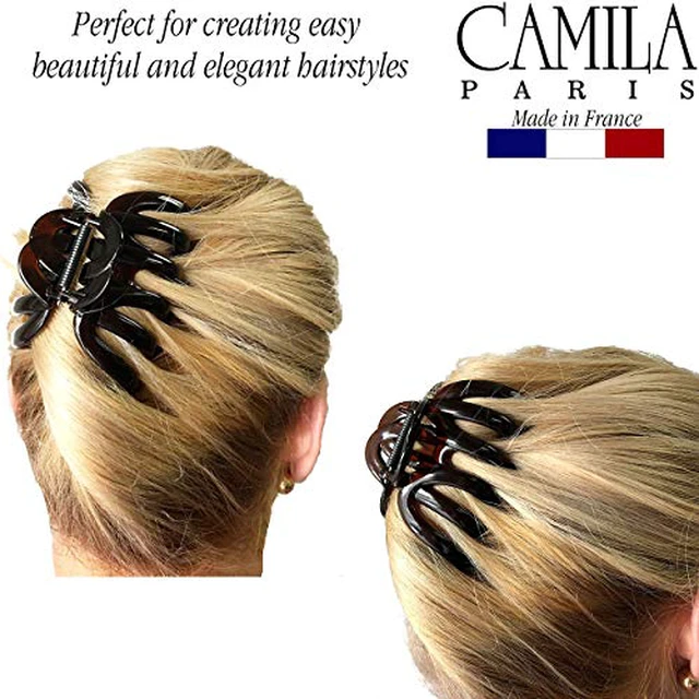 Alt view image 3 of 7 - AD718 2PK Octopus Hair Clips 3.75" Claw Clips for Thick Hair