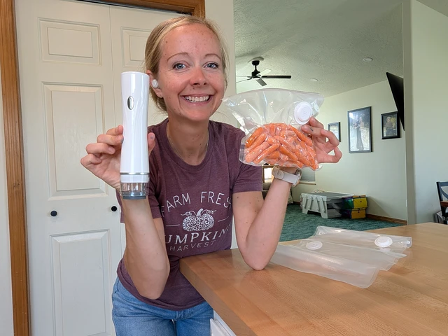 Alt view image 4 of 5 - Reusable Vacuum Sealer Bags - BPA-Free, Leakproof Food Storage Bags for Sous Vide, Freezer & Meal Prep | Compatible with Most Vacuum Sealers (3 Size Bags 12 Pcs)