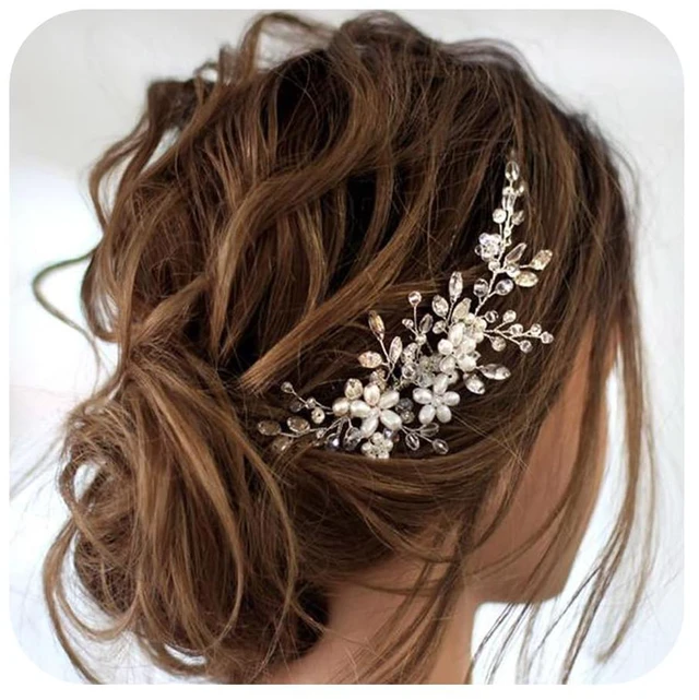 Main image of Wedding Hair Accessories Bridal Hair Pieces Pearl Hair Comb