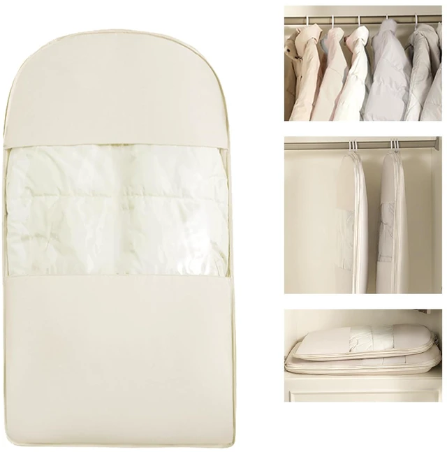 Main image of Saving Hanging Garment Bag with Self Compression Zipper