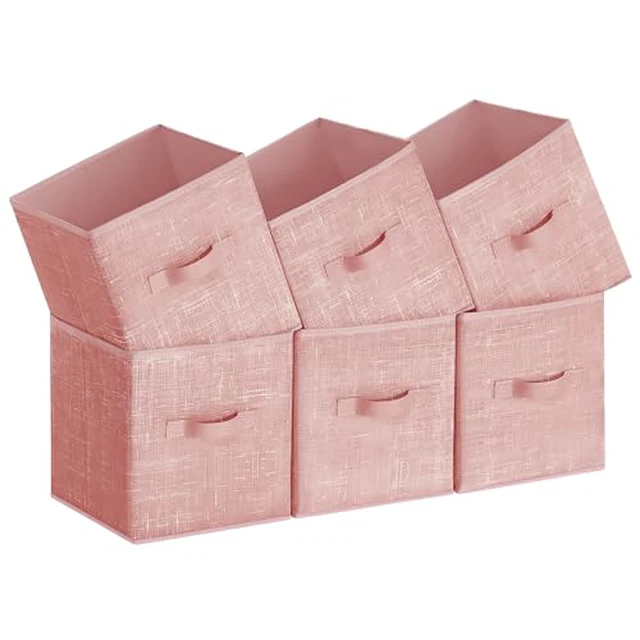 Alt view image 2 of 5 - Storage Cubes, Set of 6, 11-Inch Foldable Closet Organizers
