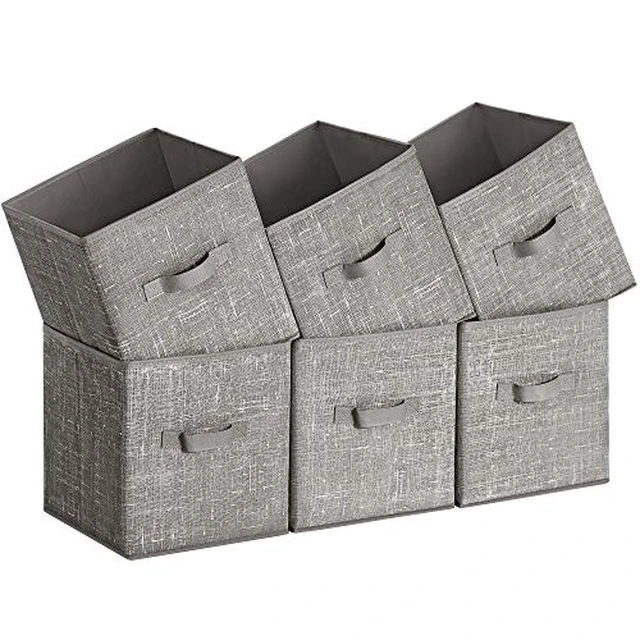 Alt view image 5 of 5 - Storage Cubes, Set of 6, 11-Inch Foldable Closet Organizers