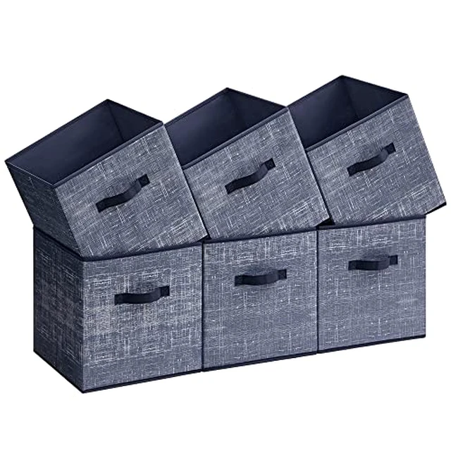 Alt view image 3 of 5 - Storage Cubes, Set of 6, 11-Inch Foldable Closet Organizers
