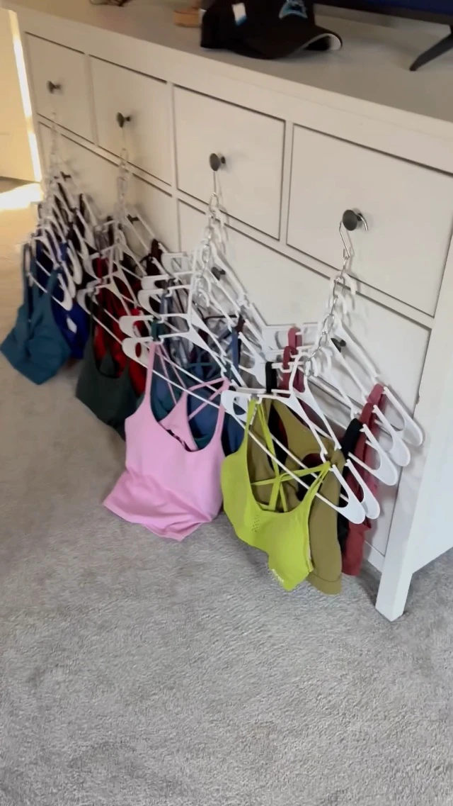 Alt view image 4 of 4 - Space Saving Hangers 10-Pack, Metal Closet Organizer with Safety Cap