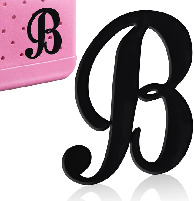 Main image of Letter Charms for Bogg Bag, Alphabet Lettering Accessories