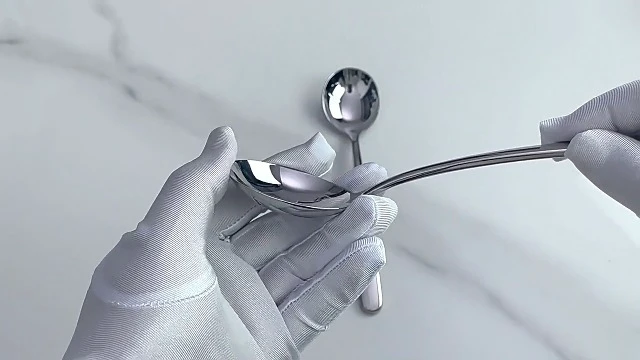 Alt view image 3 of 4 - Stainless Steel Long Handle Spoons, Mirror Polished, 8.15 Inch, Set of 2, Dishwasher Safe, for Rice, Soup, Dessert
