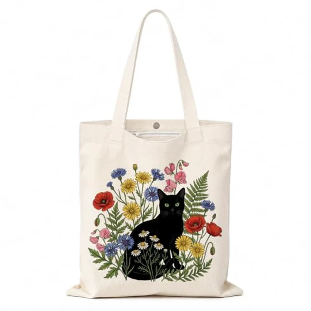 Alt view image 3 of 5 - 1-200 Pack Available Canvas Reusable Tote Bags with Handle, 1 Pack