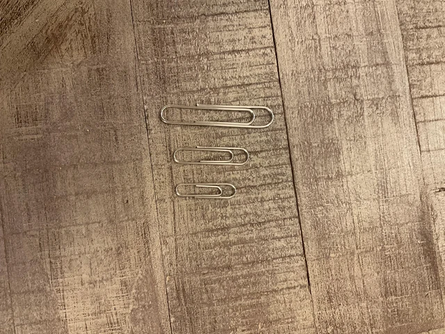 Alt view image 2 of 4 - Silver Paper Clips, 450 pcs, 1", 1-1/4", 2"