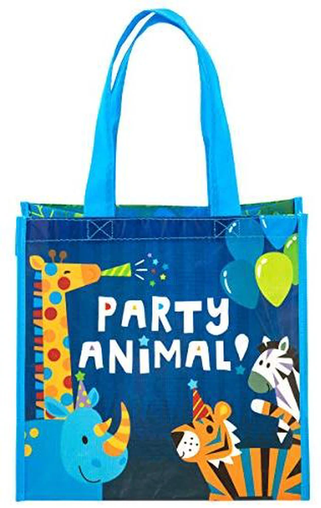 Alt view image 7 of 7 - unisex child Stephen Joseph Gifts Medium Recycled Gift Bag, SHARK, Medium US