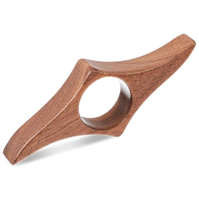 Alt view image 2 of 2 - Thumb Book Page Holder, Handmade Natural Walnut Book Opener Holder, Reading Gifts for Books Lovers Readers Bookworm Reading Accessories, Medium - 0.87inch