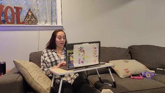Alt view image 5 of 6 - Lap Desk Bed Table Tray, Portable Laptop Stand for Desk & Bed 19"x12"