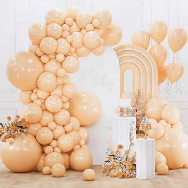 Alt view image 2 of 6 - PartyWoo Pastel Balloons 50pcs Small Mini Pastel Rainbow Balloons 5 Inch