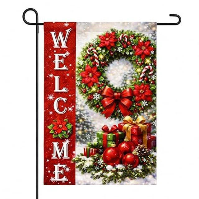 Alt view image 6 of 6 - Fall Decor - Fall Pumpkin Welcome Garden Flag | Thanksgiving Decorations