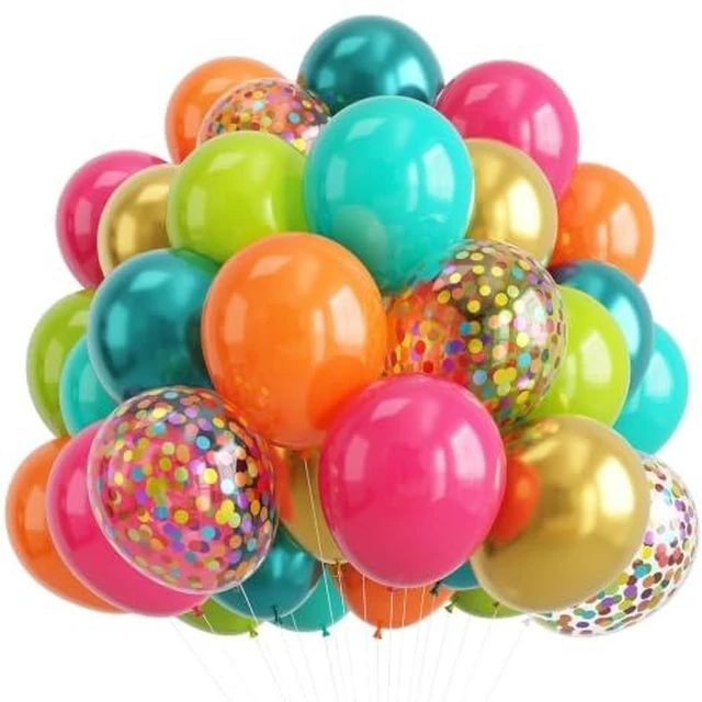 Alt view image 4 of 6 - Pastel Rainbow Party Balloons Assorted Colors, Pastel Light Purple Pink Yellow Green Latex Multicolor Balloons for Girl Colorful Candy Princess Ice Cream Birthday Bridal Baby Shower Party Decorations
