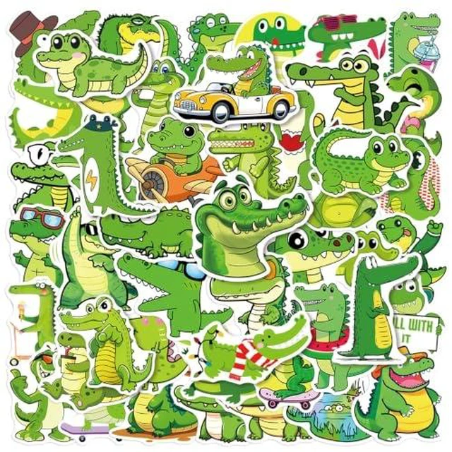 Alt view image 3 of 5 - Cute Panda Stickers for Kids Teens Adults, ZLWSD 50Pcs Cartoon Panda Waterproof Vinyl Water Bottle Decals, Funny Animals Teaching Rewards Sticker for Decorative Journal Bumper Skateboard