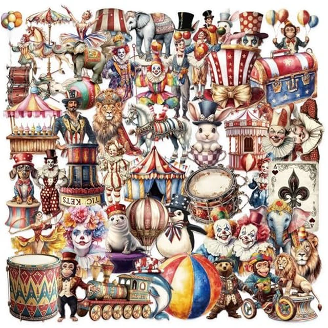 Alt view image 3 of 6 - 50pcs Transparent Vintage Insect Stickers for Kids,Lifelike Insect Sticker Waterproof PET Stickers for Scrapbook Journaling Photo Album Collage Card Nature Sticker for Teens and Adults