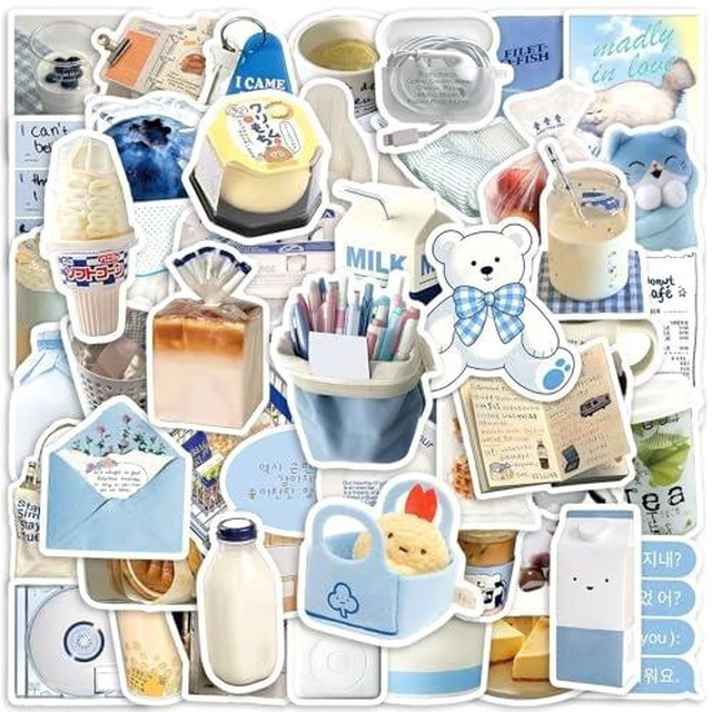 Alt view image 4 of 6 - 50PCS Clean Girl Aesthetic Stickers Self Care Matcha Decals,Waterproof Vinyl Stickers for Water Bottles Laptop Luggage Phone(Clean Girl)