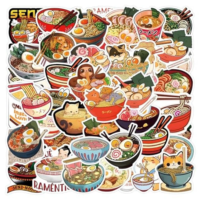 Alt view image 6 of 6 - 55Pcs Cute Cartoon Donut Stickers, Waterproof Vinyl, Cartoon Style, Decorative Laptop Decals, Indoor Use, Food Theme, Water Cup, ScrapbookSkateboarding (Colourful-Y1)
