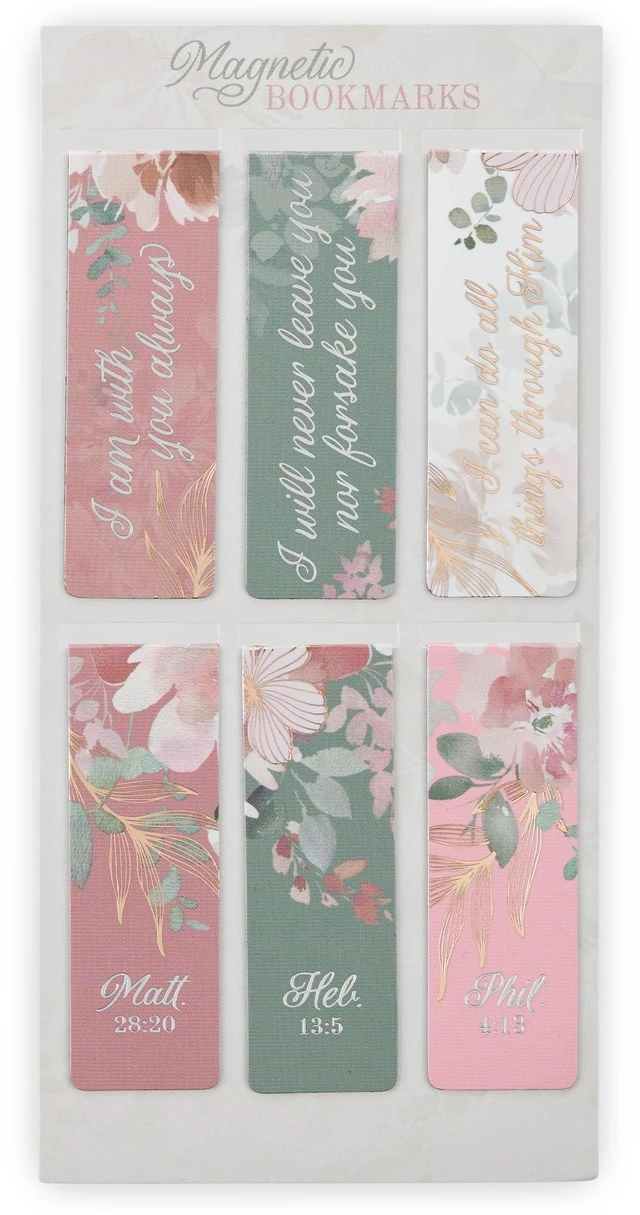Main image of Colorful Magnetic Scripture Bookmark Set for Women