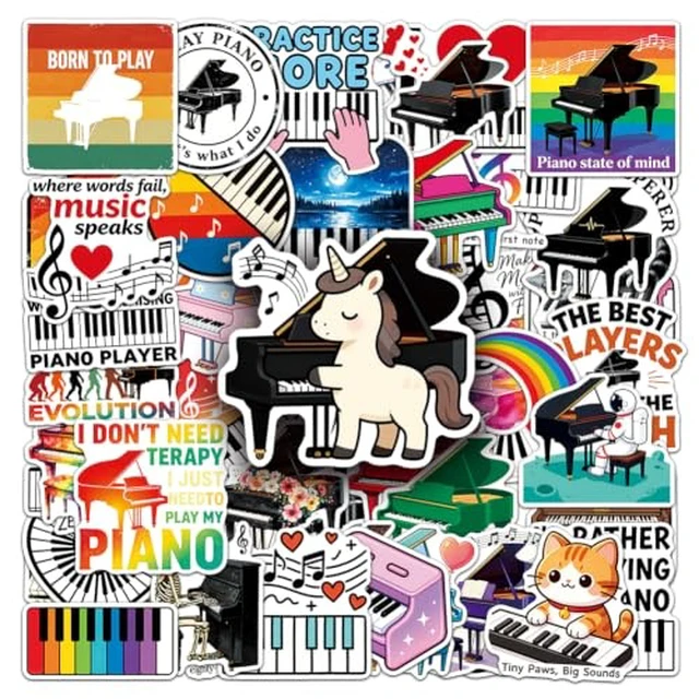 Alt view image 3 of 4 - Love Stickers |50Pcs Self Care Waterproof Vinyl Decals