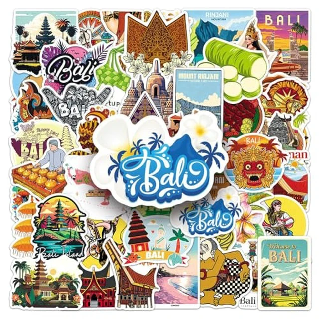 Alt view image 6 of 6 - Vietnam Travel Stickers |50Pcs Vietnamese Waterproof Vinyl Decals