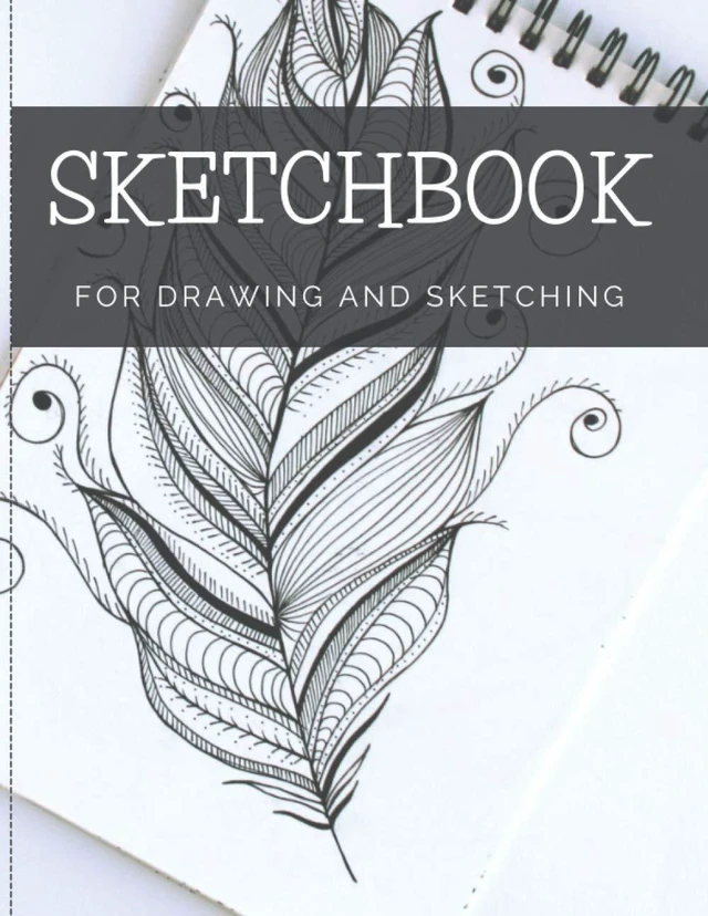 Main image of Sketchbook For Drawing And Sketching: 100 Blank Pages, Artist Sketch Pad, Durable Acid Free Drawing Paper, Ideal for Kids & Adults, White, 8' x 11.5'