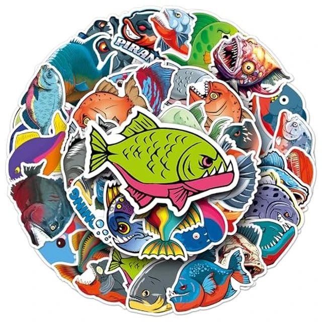 Alt view image 5 of 6 - 50 Pcs Cute Seal Stickers, 1.96-3.15inch Cartoon Marine Pet Decals, Self-Adhesive for Scrapbooking, Kids' Room Decoration, Ocean Theme Setup(Seal)