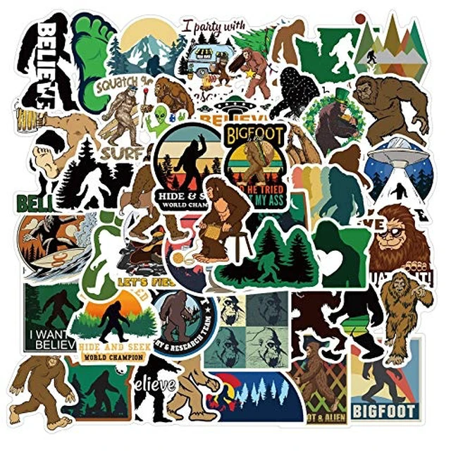 Alt view image 3 of 3 - 50Pcs Forest Stickers, Various Green Trees Stickers for Teens Boy Girls,Laptop Sticker Waterproof Luggage Skateboard Water Bottle Stickers Decal Bicycle Bumper Snowboard