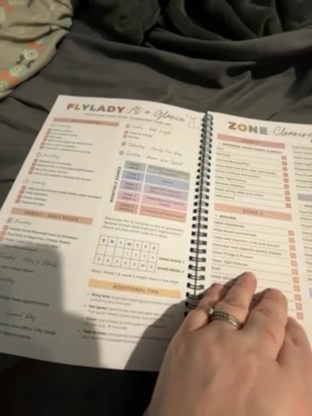 Alt view image 5 of 6 - Adhd Cleaning Planner for Adults and Teens Adhd Cleaning and Organizing Planner Cleaning Schedule and Checklist Notebook List Daily Weekly Monthly for Home Chore Chart Adhd Daily Planner
