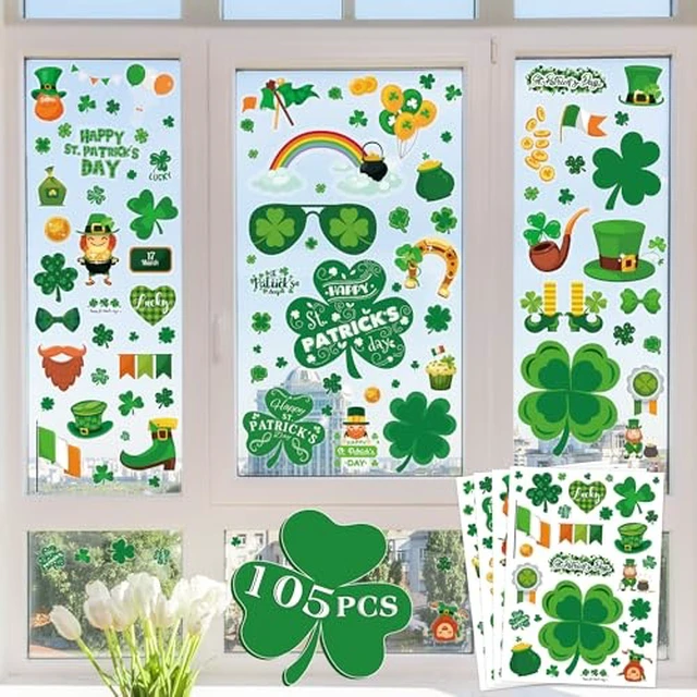 Alt view image 5 of 6 - Thanksgiving Decorations - Reusable Static Window Clings for Glass