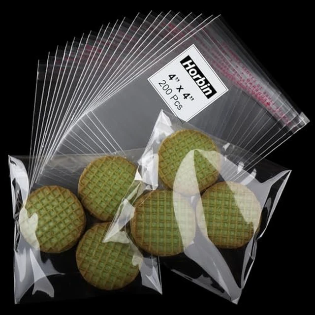 Alt view image 8 of 9 - 120 Pcs Pretzel Rod Bags, Self Sealing Cellophane Bag 2x10 Inches, Clear Cookie Bags with Seal for Cookies, Pretzels, Candy, Party Favors, Bakery Packaging