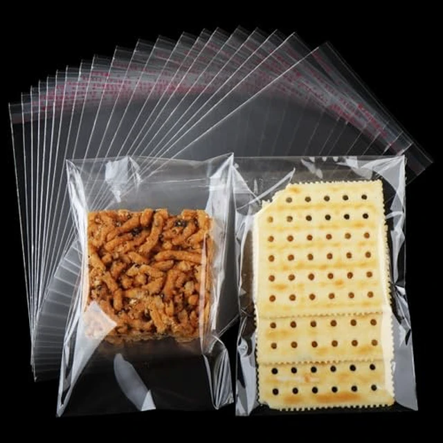 Alt view image 9 of 9 - 120 Pcs Pretzel Rod Bags, Self Sealing Cellophane Bag 2x10 Inches, Clear Cookie Bags with Seal for Cookies, Pretzels, Candy, Party Favors, Bakery Packaging