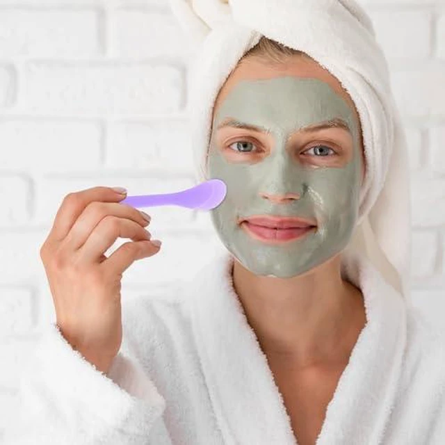 Alt view image 14 of 14 - 10 PCS 5 Inch Cosmetic Spatula, Skincare Lotion Spatula Face Cream Spatula, Makeup Beauty Spoon Reusable Cosmetic Mask Mixing Scoop Tool for Lotions Creams DIY Home Salon (Random Color)