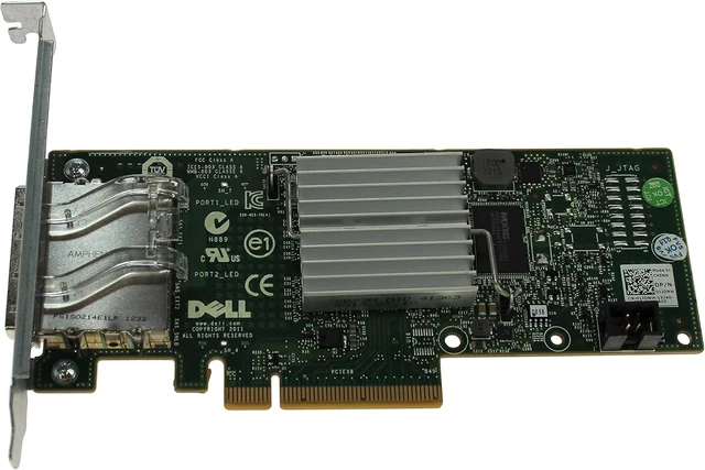 Alt view image 2 of 2 - Dell 12DNW PERC H200E 6GB SAS PCI-E HBA