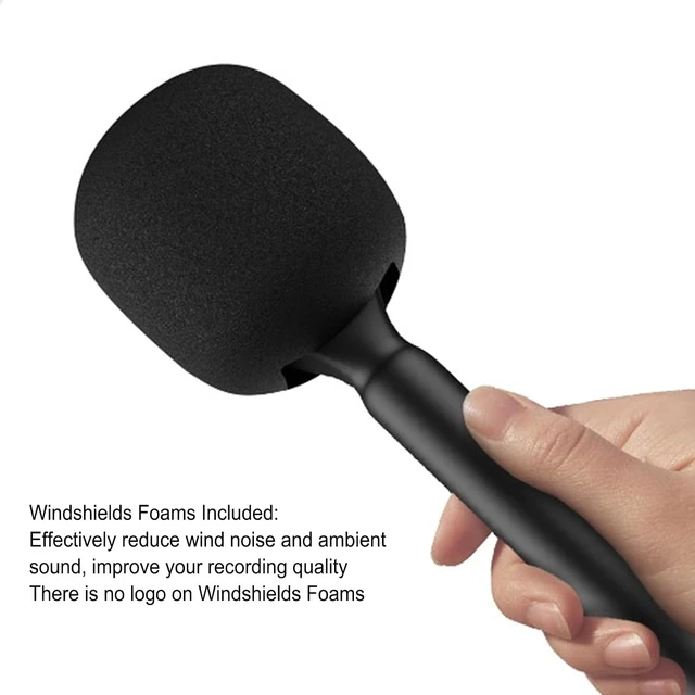 Alt view image 2 of 7 - 2Pcs Handheld Adapter for Interview Microphones, for Mic 1/2 / Rode Wireless II, Microphone Handle Mount for Hollyland Lark M1 /C1/150/ G1/A2/Movo