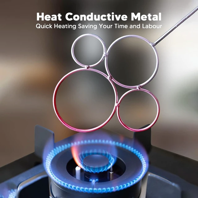 Alt view image 3 of 7 - Glass Bottle Cutter, Stainless Steel 4 Rings Cutter Round Bottle Heating Cutting Tool, 5cm/6.5cm/8.5cm/10cm Circular, for Glass Ceramic Bottles