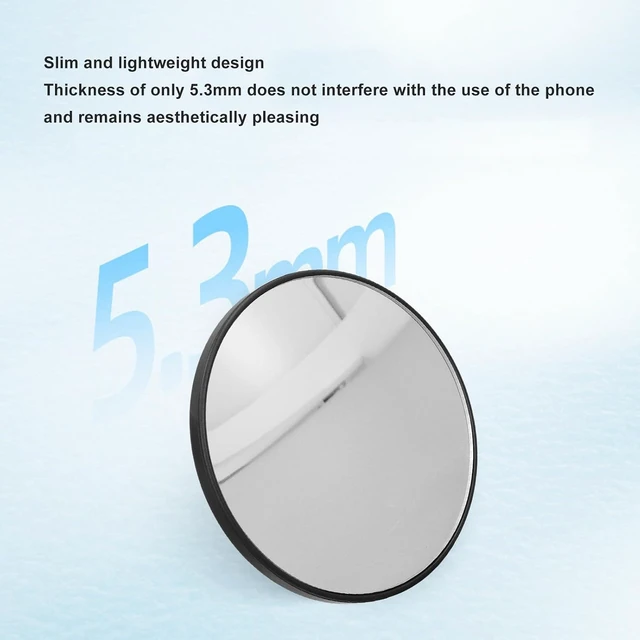Alt view image 4 of 7 - Gugxiom Magnetic Phone Makeup Mirror, 2.28 inch Magnetic Selfie Mirror