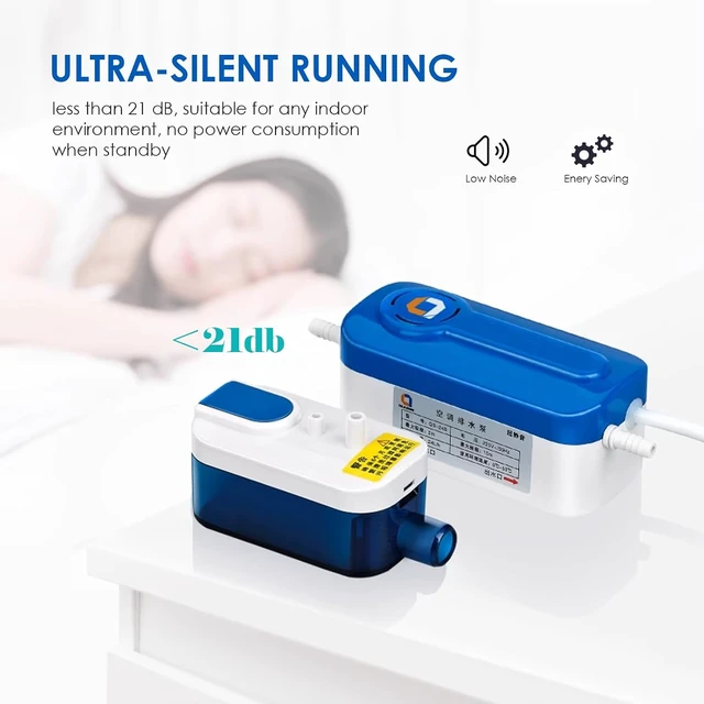 Alt view image 3 of 7 - Acogedor Mini Split Condensate Pump 110-240V, 3W 40L/h with 60ml Tank