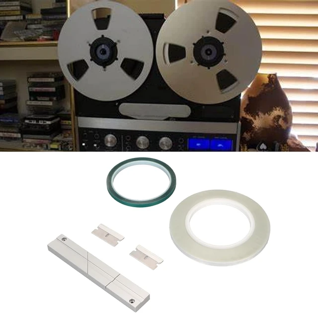 Alt view image 4 of 7 - Gugxiom 1/4 10 Inch Tape Splicing Set, Professional Tape Splicing Block