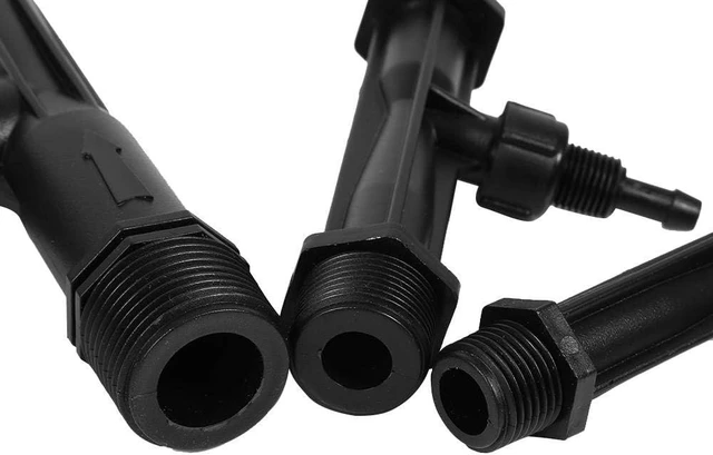 Alt view image 7 of 7 - Acogedor 2Pcs G1/2 Inch Irrigation Venturi, Fertilizer Injector, POM Plastic, Black, Irrigation Hardware, 2 Pack