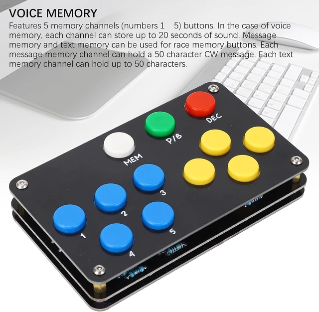 Alt view image 4 of 7 - Remote Control Keypad for FH 2, External Keyboard Shortwave Radio Accessories for FT DX3000, FT DX5000 FT DX1200 FT 991 FT 891 FT DX10