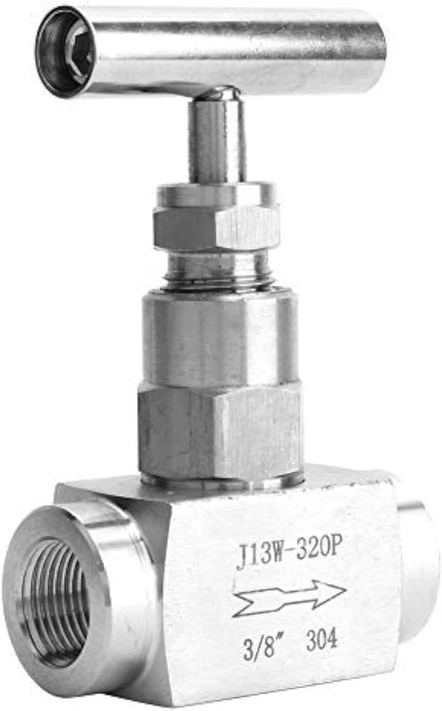 Main image of Acogedor 3/8in Stainless Steel Needle Valve, BSPP Female Thread