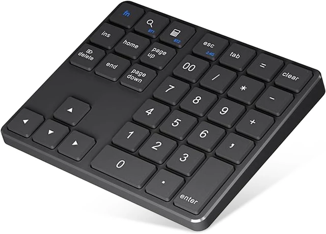 Main image of Gugxiom Bluetooth Number Pad, 2.4G Numeric Keypad Numpad, 35 Keys