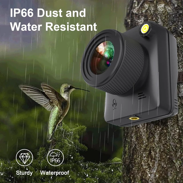 Alt view image 4 of 7 - 4K 32MP Time Lapse Camera, IP66 Mini Digital Camera, 6 Month Battery Life, for Plants, Outdoor Construction, Weather