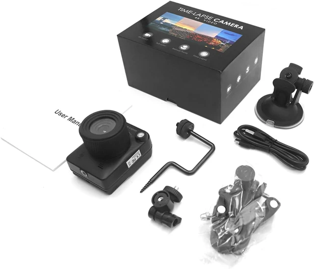 Alt view image 7 of 7 - 4K 32MP Time Lapse Camera, IP66 Mini Digital Camera, 6 Month Battery Life, for Plants, Outdoor Construction, Weather