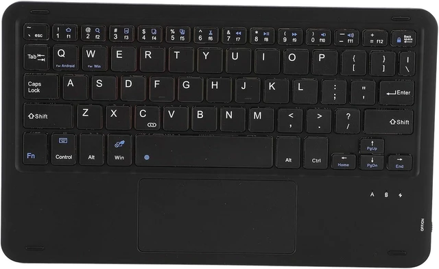 Alt view image 5 of 7 - Gugxiom Touchpad Keyboard Case for Tab M11/Tab K11 LTE 11 inch 2024 TB330FU/TB330XU, Wireless Touchpad Keyboard with Pen Holder (Black)
