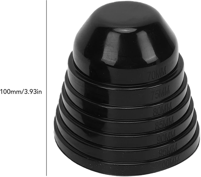 Alt view image 6 of 7 - Gugxiom 2Pcs Car Headlight Dust Covers, Cuttable, Universal Multi Size Kit